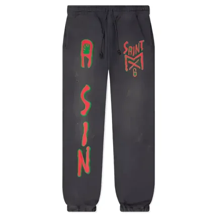 Black MX6 Saint Michaels Sweatpants
