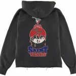 Black Saint Michaels Denim Tears Hoodie