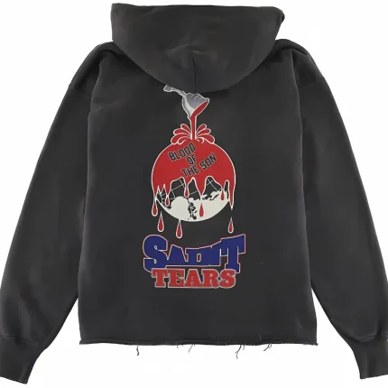 Black Saint Michaels Denim Tears Hoodie