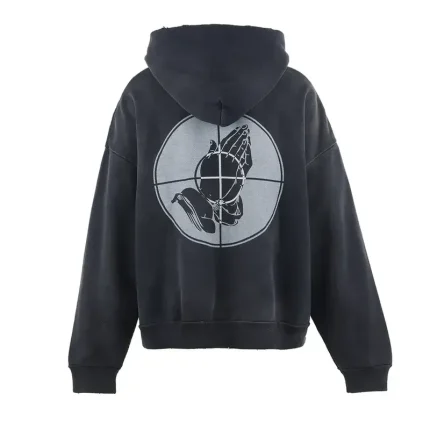 Black Fear of God x Saint Mxxxxxx Hoodie