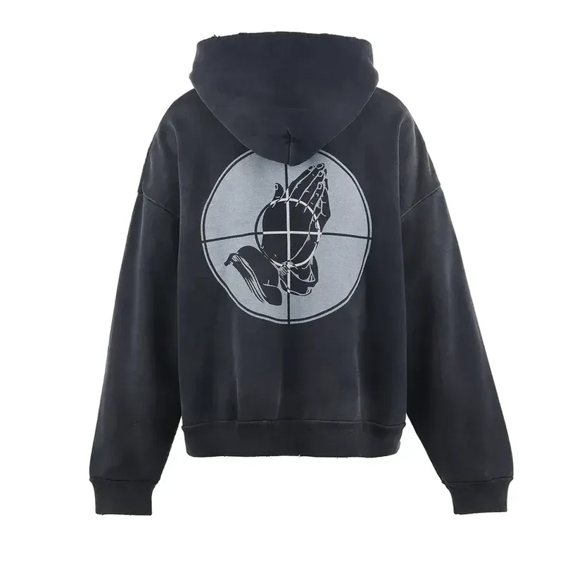 Fear-of-God-x-Saint-Mxxxxxx-Hoodie-Back-in Black Fear of God x Saint Mxxxxxx Hoodie