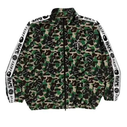 Green BAPE x Saint Michaels Varsity Jacket