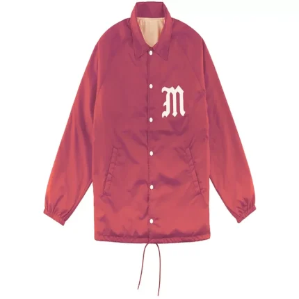Meta Description (155–160 characters) Shop the Red Coach Denim Tears Varsity Jacket, featuring premium craftsmanship, classic varsity styling, and all-day comfort for a bold streetwear look. Short Description The Red Coach Denim Tears Varsity Jacket blends iconic varsity design with contemporary streetwear style. Crafted from premium-quality materials, it features a vibrant red finish, durable construction, and a comfortable fit, making it the perfect choice for everyday fashion. Long Description The Red Coach Denim Tears Varsity Jacket is a standout outerwear piece that combines timeless varsity aesthetics with modern streetwear appeal. Designed for those who value premium quality and bold fashion, this jacket delivers exceptional comfort, durability, and versatile styling for every occasion. Made from high-quality materials, the jacket offers a structured yet comfortable fit that is perfect for daily wear. The striking red color adds a vibrant touch to any outfit, while the classic varsity silhouette provides a timeless look that never goes out of style. Inspired by Denim Tears' signature streetwear influence, this jacket pairs effortlessly with jeans, cargo pants, joggers, and sneakers for a complete urban look. Attention to detail is reflected in its premium stitching, rib-knit collar, cuffs, and hem, ensuring both durability and a secure fit. The soft inner lining enhances comfort, while the front button closure and practical side pockets provide everyday functionality. Whether you're heading out with friends, attending casual events, or adding a statement piece to your wardrobe, this varsity jacket offers the perfect blend of fashion and practicality. Key Features Premium-quality fabric for lasting durability Bold red color with classic varsity styling Inspired by Denim Tears streetwear aesthetics Comfortable regular fit for everyday wear Rib-knit collar, cuffs, and hem Soft inner lining for added warmth and comfort Front button closure for a timeless varsity look Functional side pockets for daily essentials Perfect for casual outfits, layering, and streetwear fashion Upgrade your streetwear collection with the Red Coach Denim Tears Varsity Jacket, a stylish combination of premium craftsmanship, bold design, and everyday versatility. Built for comfort and designed to stand out, it's an essential jacket for any modern wardrobe.