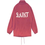 Red Coach Denim Tears Varsity jacket