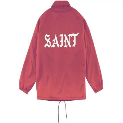 Red Coach Denim Tears Varsity jacket