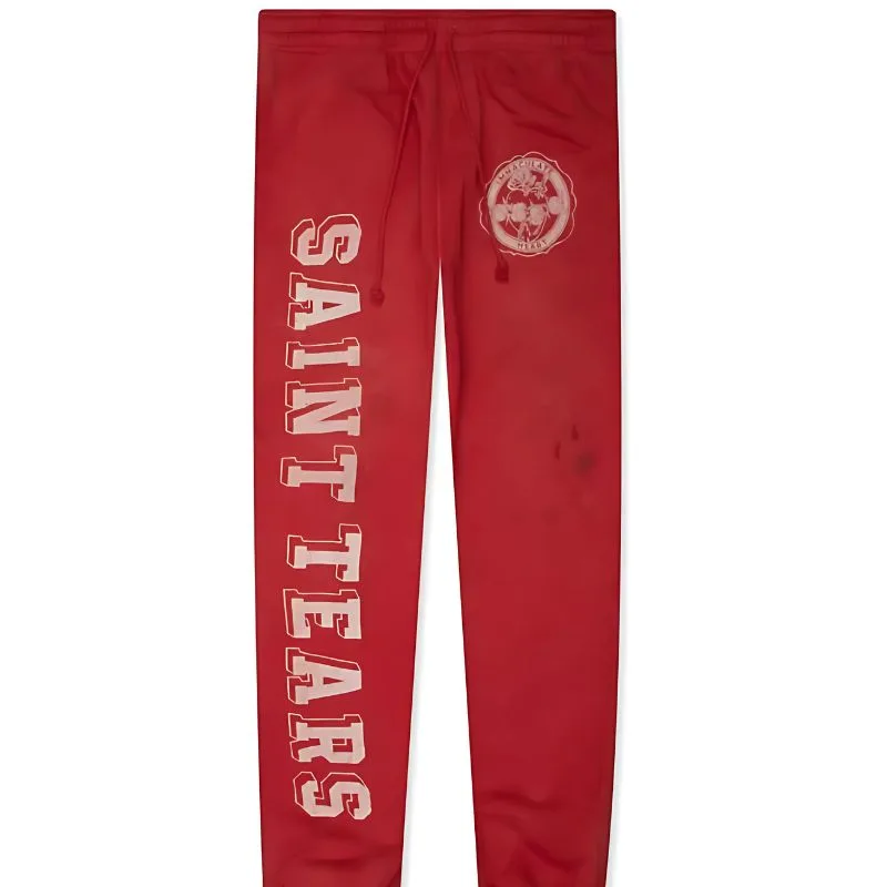 Red Denim Tears Sweatpants Red Denim Tears Sweatpants