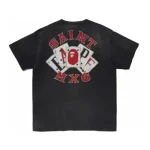 Charcoal BAPE x Saint Mx Guns Tee - Image 2