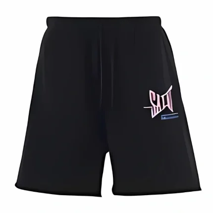 Pink Saint Logo Shorts