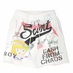 Saint Black Logo Shorts