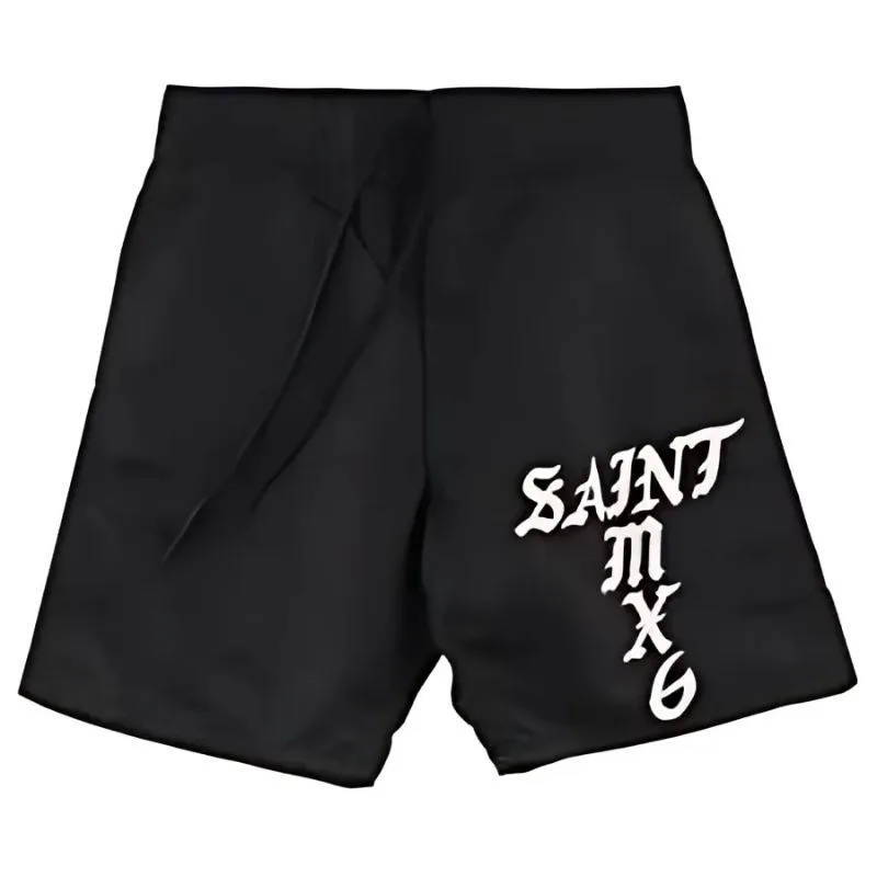 saint-black-white-shorts Saint Black/White Shorts